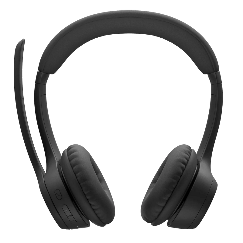 Wireless Headset Logitech Zone 300, 30mm driver, 50-20kHz, 96db, Built-in battery, up to 16h, Dual noise-canceling mics, Bluetooth, Black