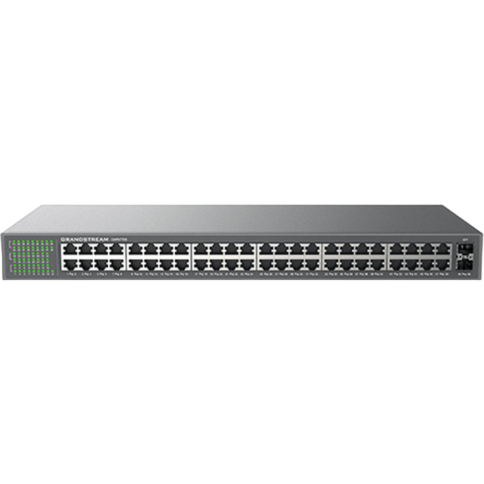 48-port 10/100/1000Mbps Switch Grandstream "GWN7706", 2xSFP, 1U 19" Rack Mount, Metal Case