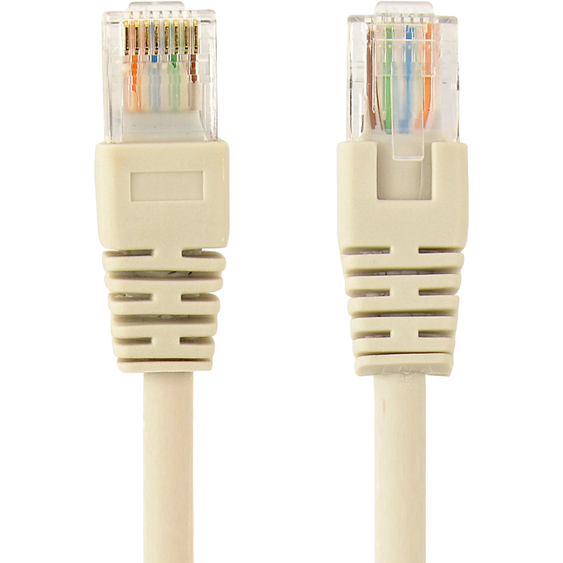 1 m, Patch Cord Gray, PP12-1M, Cat.5E, Cablexpert, molded strain relief 50u" plugs