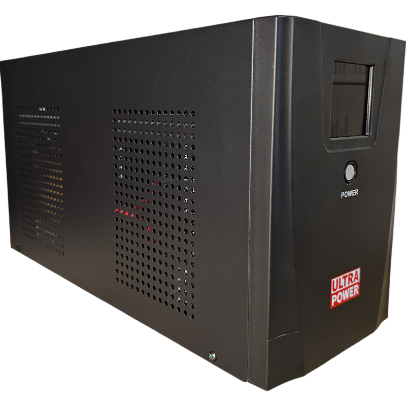 UPS Ultra Power UPS3000MC 3000VA/1800W, Tower, LCD, AVR, USB, RJ11/RJ45, 3*Schuko sockets, metal case