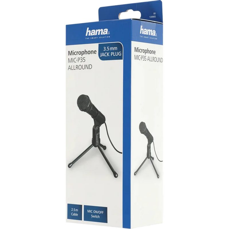 Microphone Hama MIC-P35 Allround (00139905) Black