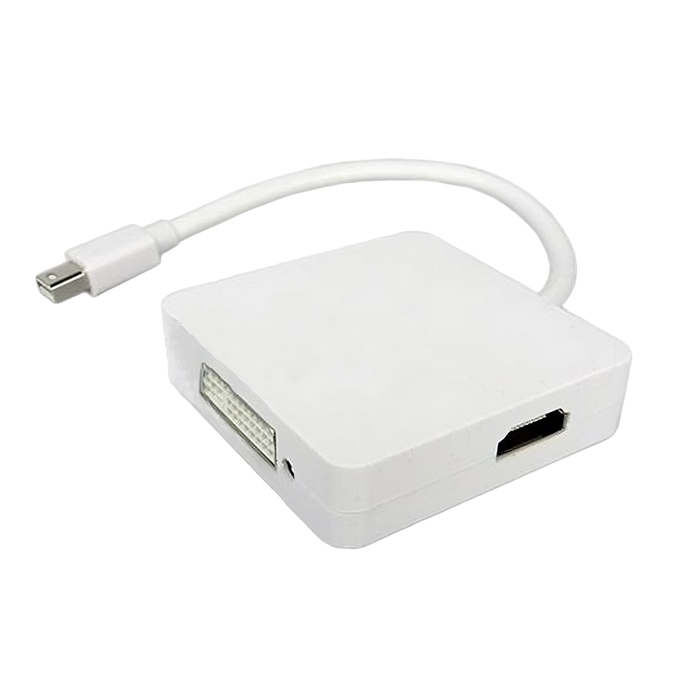 Adapter 3-in-1 DP Mini to HDMI/DVI/DP cable 0.15M