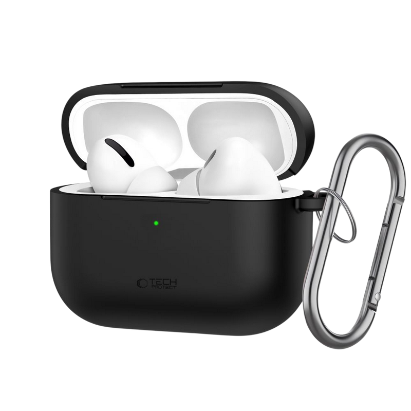Tech-Protect Silicone Hook Apple Airpods Pro 3, Black