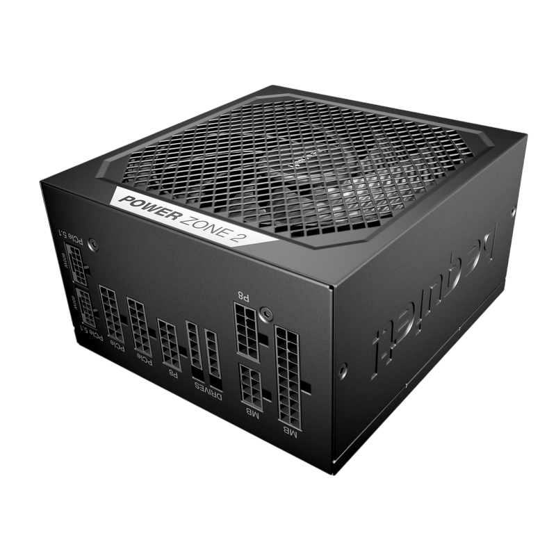 Power Supply ATX 1200W be quiet! POWER ZONE 2, 80+ Platinum, 140mm, Active PFC, SR+LLC+DC/DC, ATX 3.1, 90° 12V-2x6, Fanless mode, Full Modular, Black