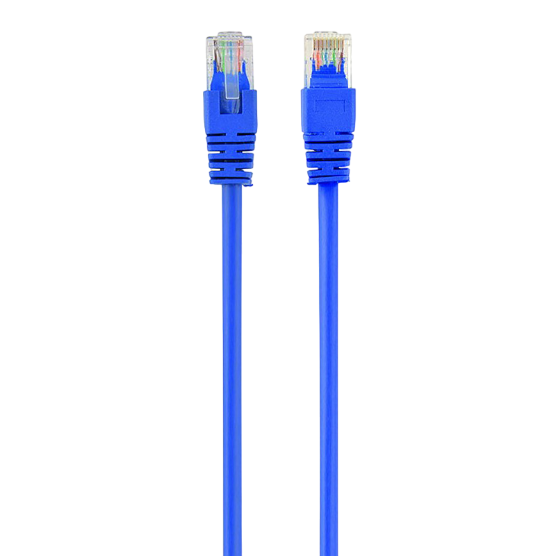 3m, Patch Cord Blue, PP12-3M/B, Cat.5E, Cablexpert, molded strain relief 50u" plugs