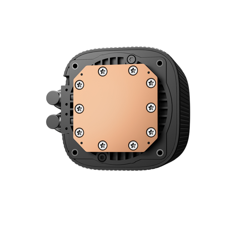 AIO Liquid Cooling Deepcool "LE360 V2 ZERO DARK" (<24.96dBA, 500-1600RPM, 48.34CFM, 3x120mm, 2500-3400RPM, ARGB, 1554g.) Black