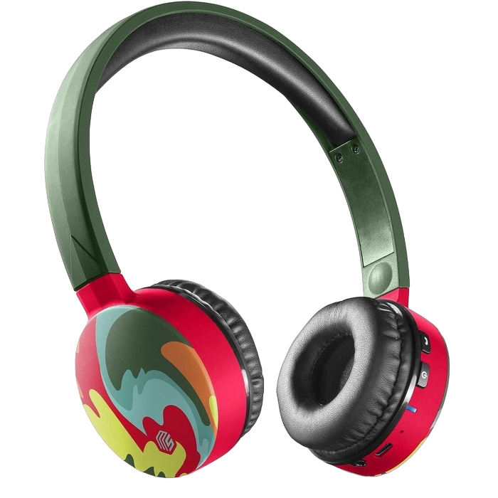 Bluetooth headset, Cellular MUSICSOUND, Red/Green Waves