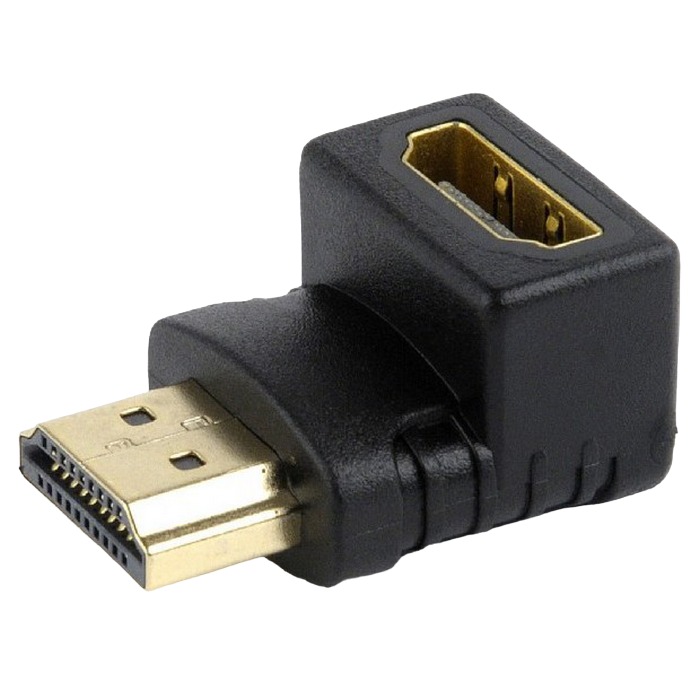 Adapter HDMI M to HDMI F 90 degrees, Cablexpert "A-HDMI90-FML"