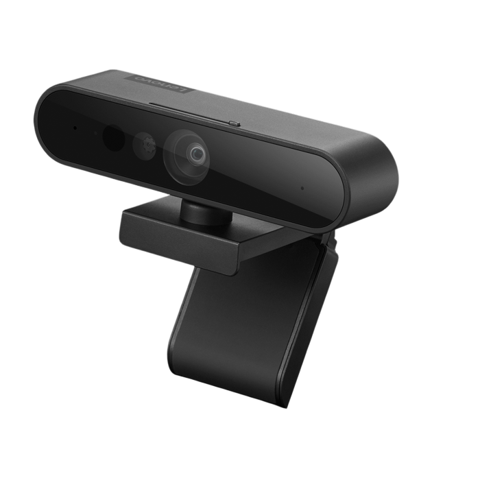 Camera Lenovo Performance FHD1080p, FOV 95°, 360° pan/tilt controls, Two Build-in Mic, Physical privacy shutter, USB-C, 190 g, Black