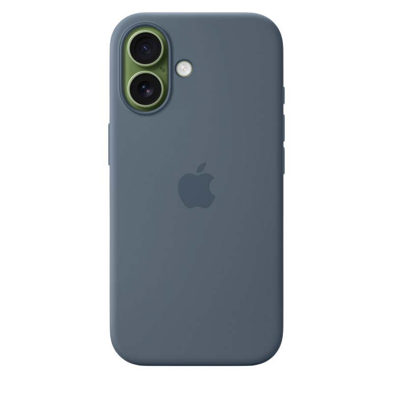 iPhone 17 Silicone Case with MagSafe-Anchor Blue,ModelA3558