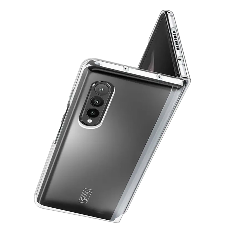 Cellular Sam. (Gal. Z Flip 4), Clear Case, Transparent