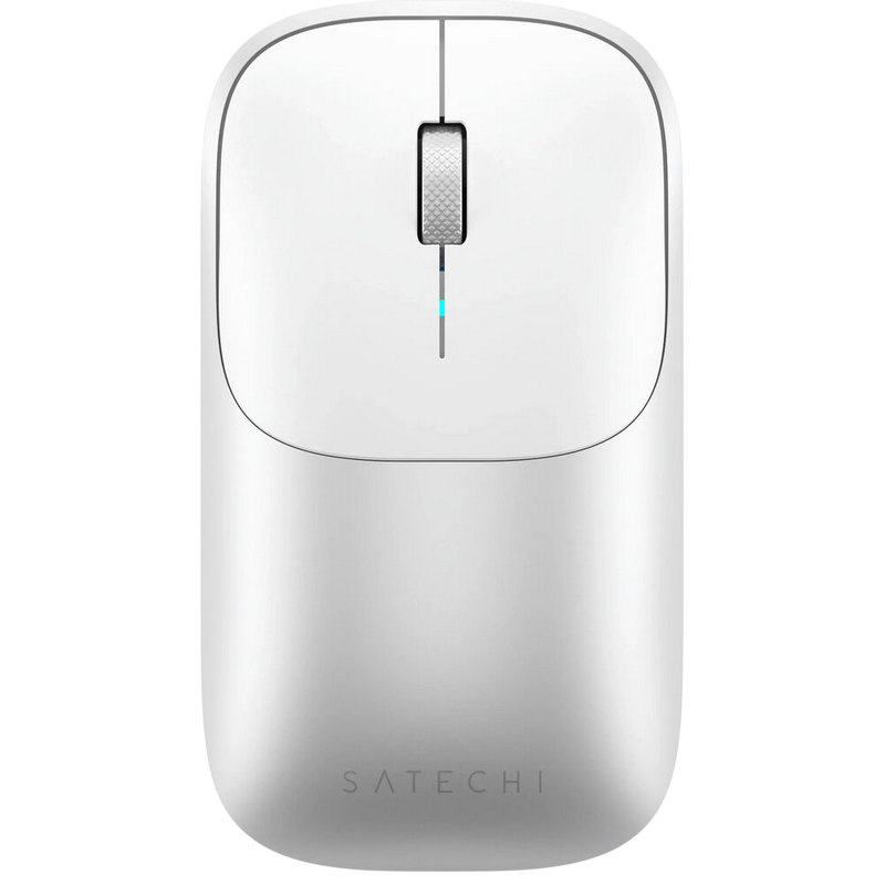Wireless Mouse Satechi Slim EX, 3 buttons, Ambidextrous, Rechargeable, Bluetooth 5.0, Silver