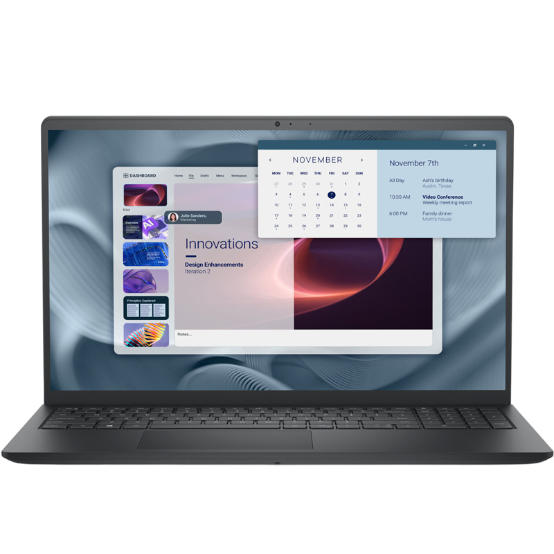 NB Dell 15.6" Dell Pro 15 Essential PV15255 Black (Ryzen 5 7520U 8Gb 512Gb)