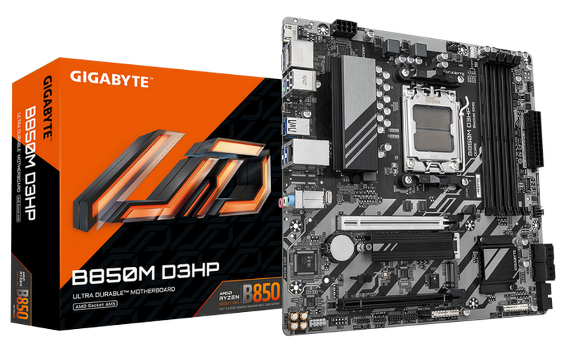 MB AM5 Gigabyte B850M D3HP mATX