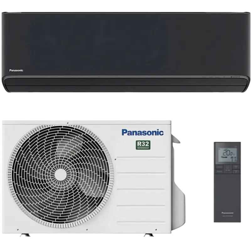 Air conditioner Panasonic Etherea XZ25ZKEW-H, 9000 BTU, ECONAVI, nanoe-X, Black