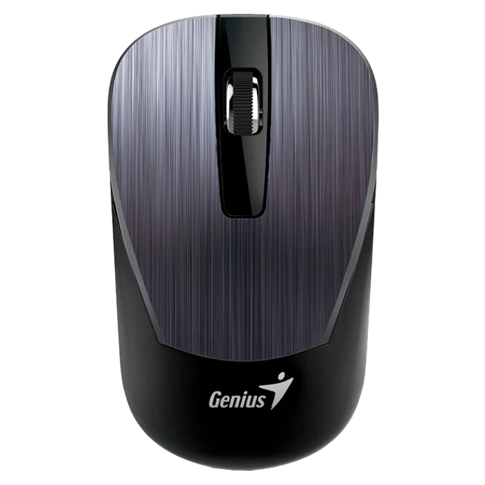 Wireless Mouse Genius NX-7015, 1200 dpi, 3 buttons, Ambidextrous, 57g, BlueEye, 1xAA, 2.4Ghz, Iron Gray