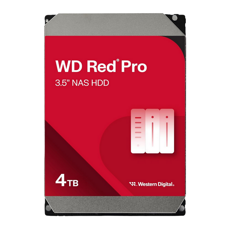 3.5" HDD 4.0TB-SATA-256MB Western Digital "Red Pro (WD4005FFBX)", NAS, 24/7, CMR