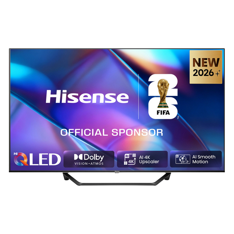 43" LED SMART TV Hisense 43A7S, QLED 4K UHD, VIDAA OS, Black
