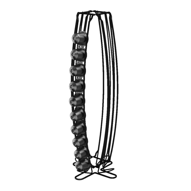 Xavax 111265, Capsule stand for Nespresso, Holder for 40 Capsules, Black