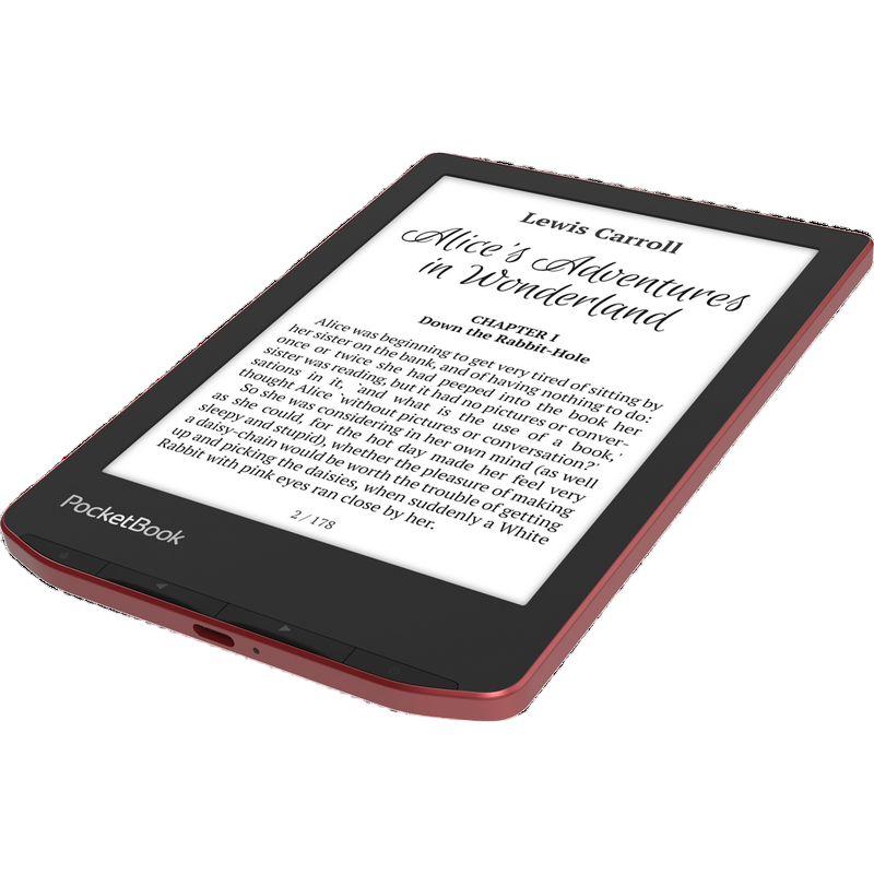 PocketBook 634 Verse PRO, Passion Red, 6" E Ink®Carta™ (1448×1072)