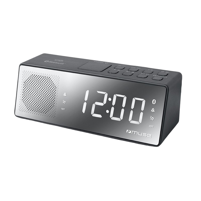MUSE M-173 CMT, Tuner FM, Clocks: Double Alarme, NFC, Black