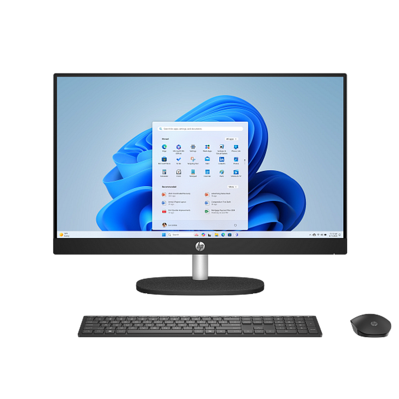 HP AIO AI 24-cr2088ci Black (23,8" FHD IPS Ultra 5 225U 1.5-4.8GHz, 16GB, 512GB SSD, Wireless KB&MS, FreeDOS)
