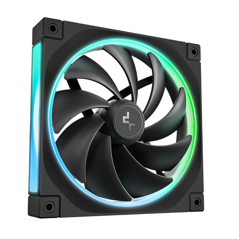 PC Case Fan Deepcool FL14 ARGB 140x140x25mm, ≤31.46 dB, 66,59CFM, 500-1700RPM, PWM, Hydro Bearing, 4pin, Black