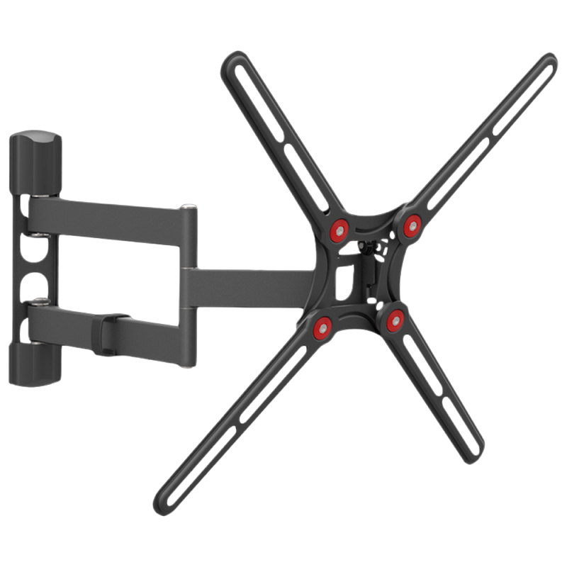 Wall Mount Barkan ''BM343LP'' Black 13"-65" Full Motion, max.40kg, VESA mm: up to 400x400mm