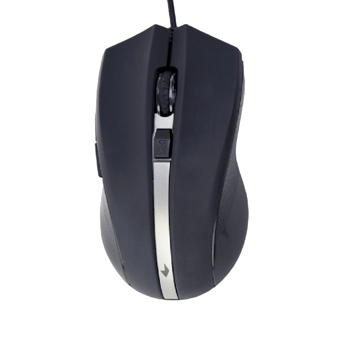 Mouse Gembird MUS-GU-02, Laser, 800-2400 dpi, 6 buttons, Ambidextrous, Black, USB