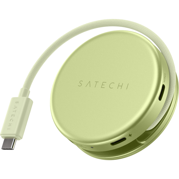 Satechi OntheGo™ 5-in-1 Multiport Citrus, USB-C Host, USB-C PD60W, USB-C 3.2Gen1, USB-A 3.2Gen1, SD/HDMI 4K@60Hz