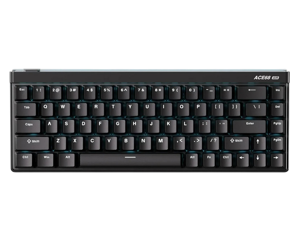 Gaming Keyboard MCHOSE Ace 68 Air E-Sport Hall Effect Magnetic SW, Mechanical, 65% Layout, Mount Tai Magnetic SW, RGB, USB, EN, Black