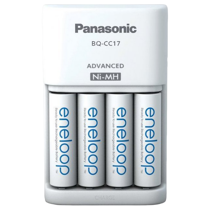 Panasonic "Advanced" Charger 4-pos AA/AAA + 4 AA 2000mAh, K-KJ17MCD40E