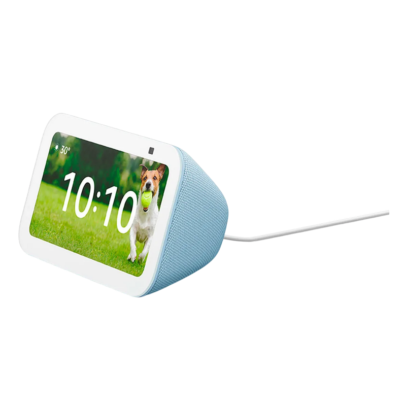Amazon Echo Show 5 (3rd Gen) Smart Display and Alarm Clock, Cloud Blue