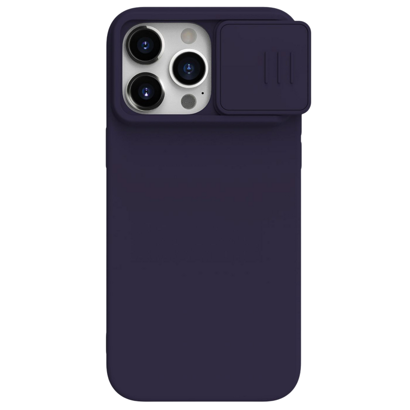Nillkin Apple iPhone 15 Pro, CamShield Silky Silicone Case, Dark Purple