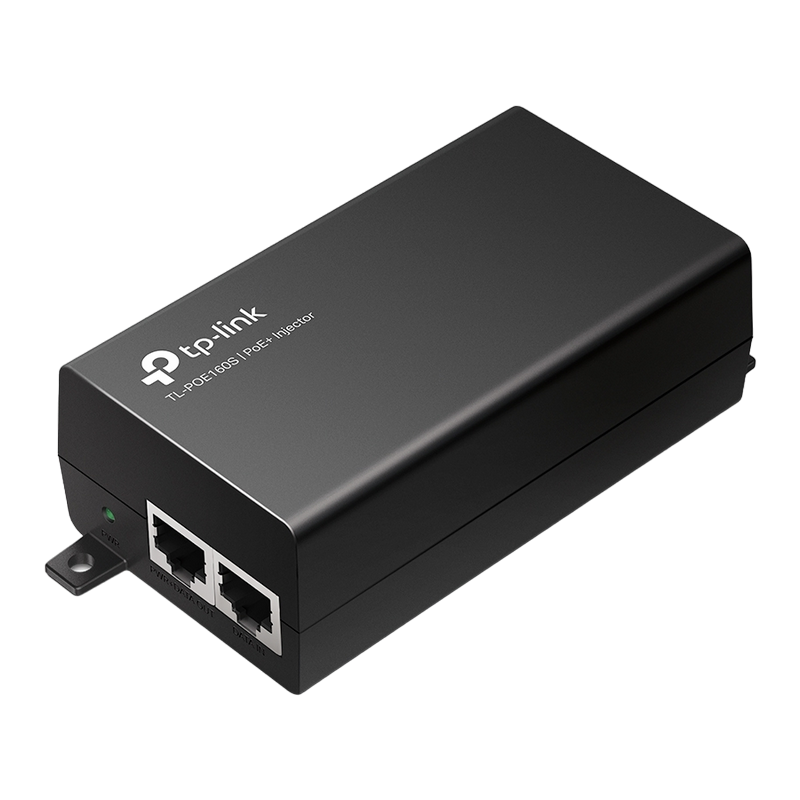 PoE Dual Gigabit port PoE supplier Adapter, PoE160S, IEEE 802.3af/at compliant, 30W, plastic case