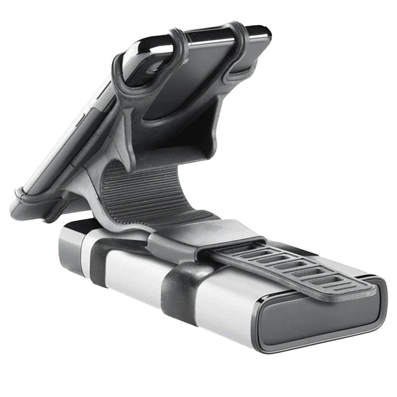 Bike Holder Cellular with Powerbank Holder, Rider, Black