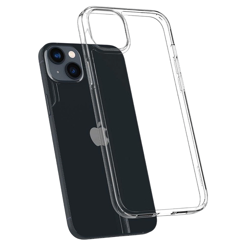 Spigen iPhone 14, Airskin Hybrid, Crystal Clear