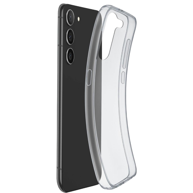 Cellular Sam. (Gal. S23+), Fine Case, Transparent