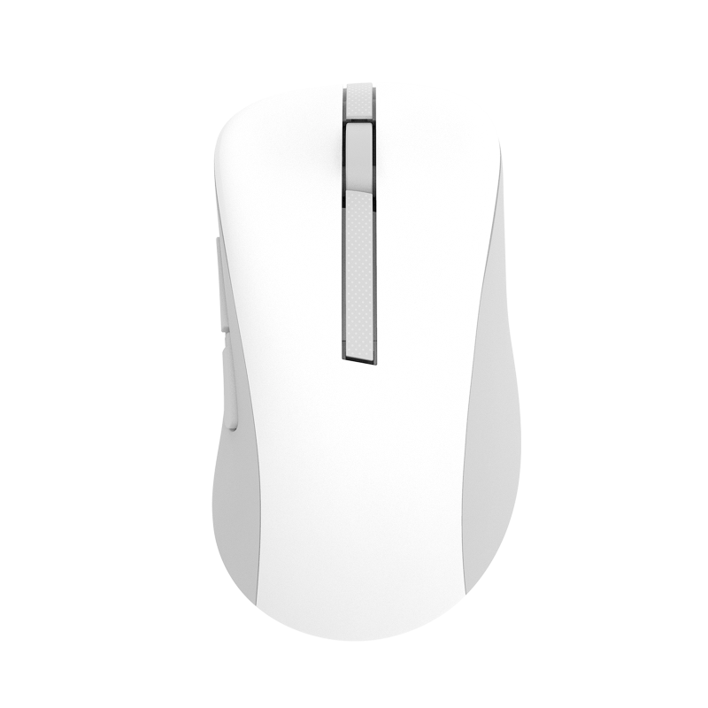 Wireless Mouse Asus MD102, 800-1600 dpi, 5 buttons, Ambidextrous, 69g, Silent, 1xAA, 2.4Ghz+BT, White