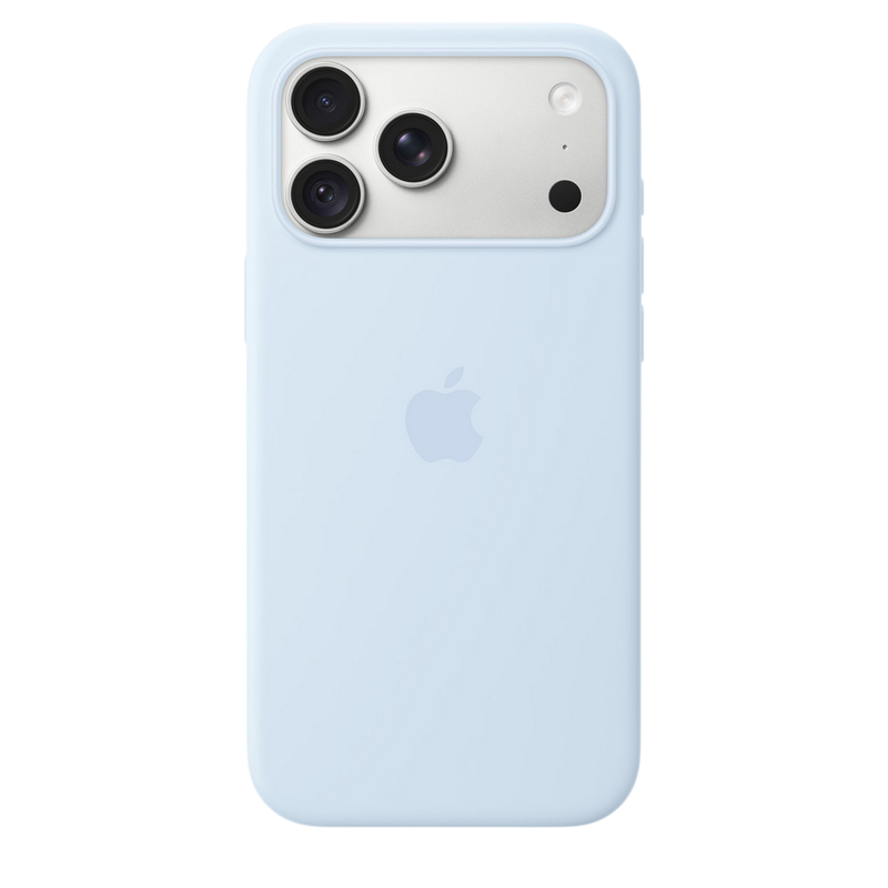 iPhone 18 Pro Max Silicone Case with MagSafe - Crisp Blue, Model A3702