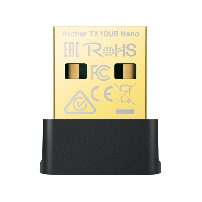 USB2.0 Nano Wi-Fi 6 Dual Band LAN + Bluetooth 5.3 Adapter TP-LINK "Archer TX10UB Nano", AX900