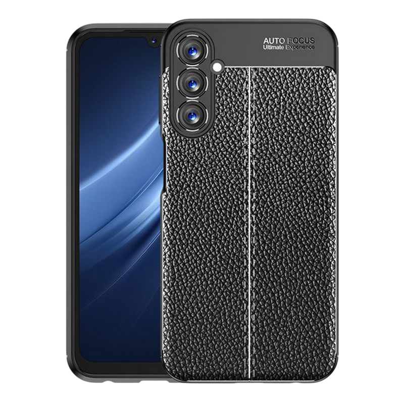Xcover husa p/u Samsung A04s, Leather, Black