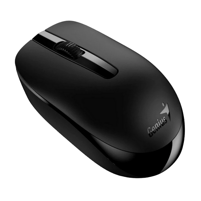 Wireless Mouse Genius NX-7007, 1200 dpi, 3 buttons, Ambidextrous, 54g, BlueEye, 1xAA, 2.4Ghz, Black