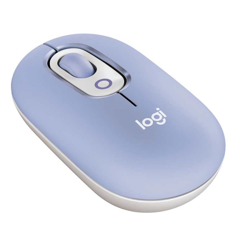 Wireless Mouse Logitech POP, up 4000 dpi, 4 buttons, Ambidextrous, 82g., 1xAA, 2,4Ghz, Liliac