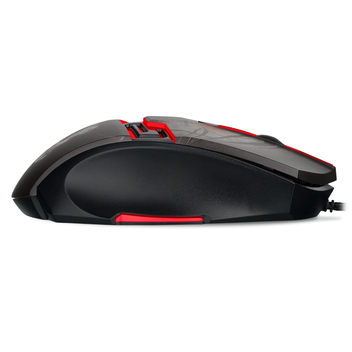 Gaming Mouse SVEN RX-G805, 500-8000 dpi, 6 buttons, 149g., Ambidextrous, Programmable, RGB, 1.8m, USB, Black