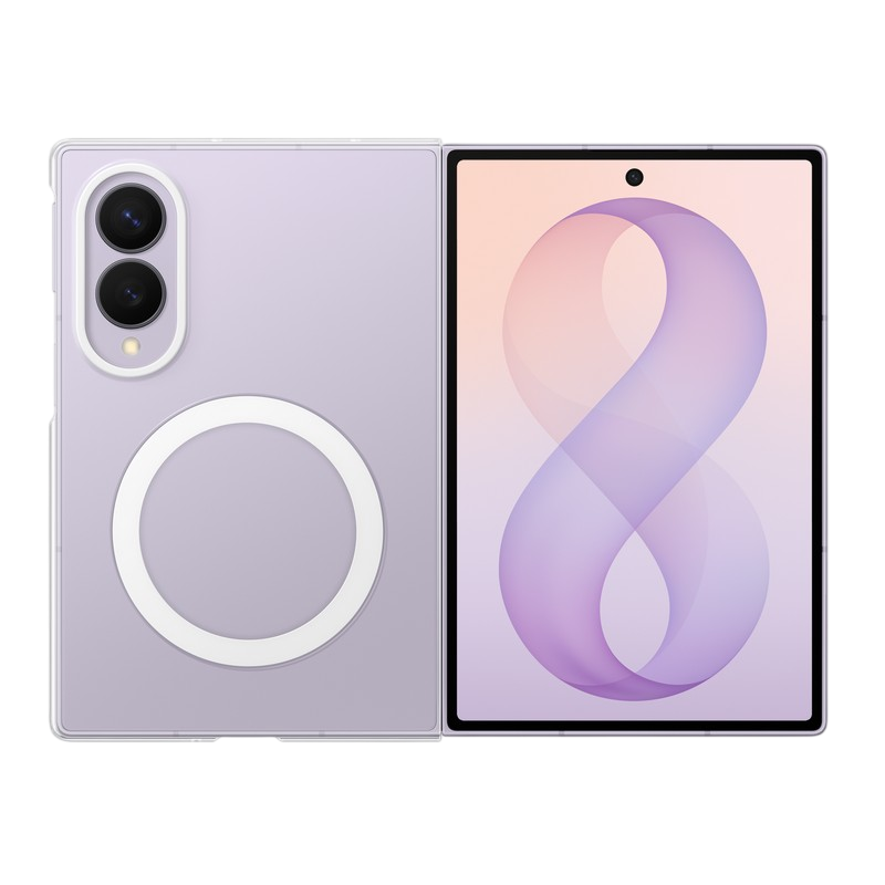 Original Sam. Clear Magnet case Galaxy Fold8, Transparent
