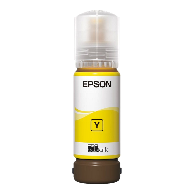 Ink Epson C13T09C44A, 108 EcoTank Yellow ink bottle