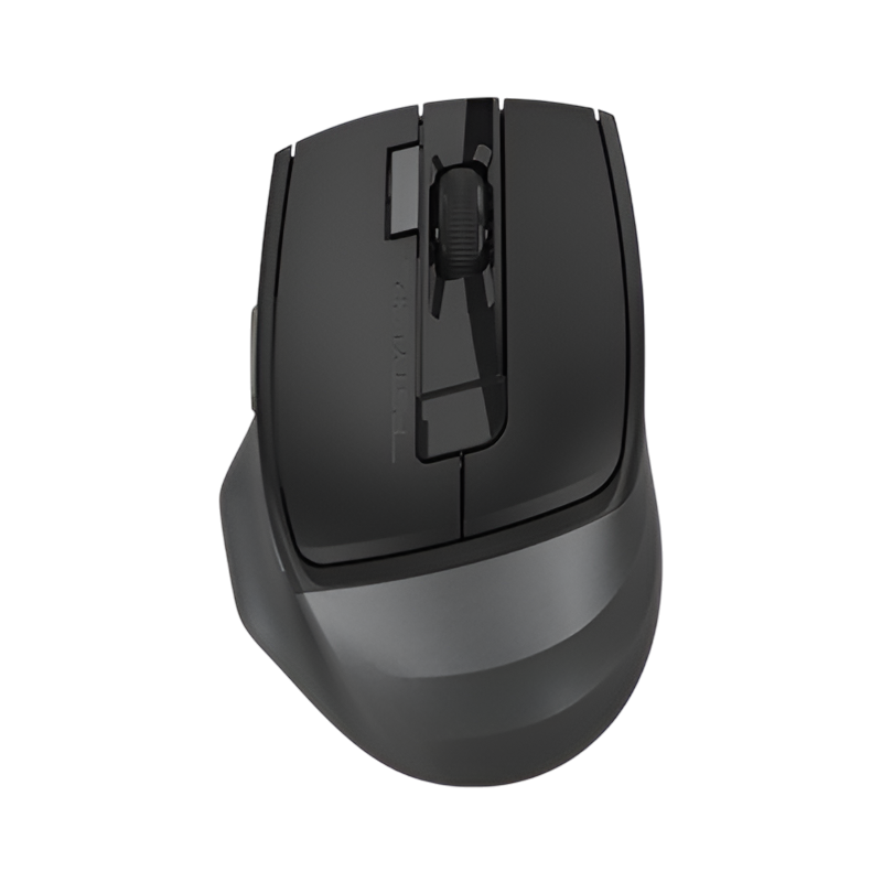 Wireless Mouse A4Tech FG45CS Air2, 1000-2000 dpi, 7 buttons, Ergonomic, Silent, Programmable, Rechargeable, 2.4Ghz Nano receiver, Stone Grey