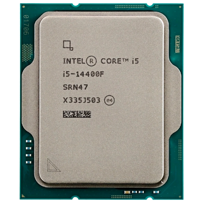 CPU Intel Core i5-14400F 2.5-4.7GHz (6P+4E/16T,20MB,S1700, 10nm, No Integ. Graphics, 65W) Tray