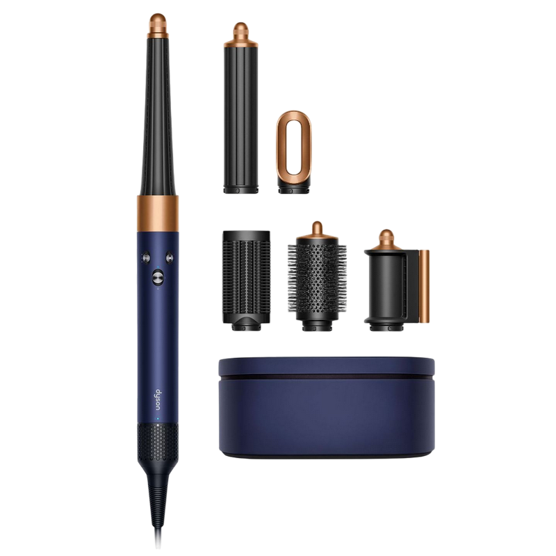 Hair Hot Air Styler set Dyson HS08 i.d. Multi-styler and dryer Straight+Wavy Prussian Blue/Rich Copper (107163-01)